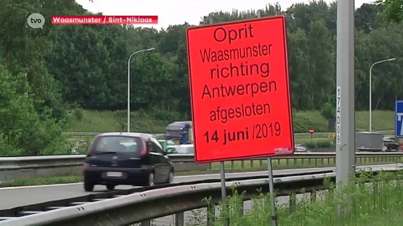 Dit en volgend weekend asfaltwerken op E17 Waasmunster-Sint-Niklaas