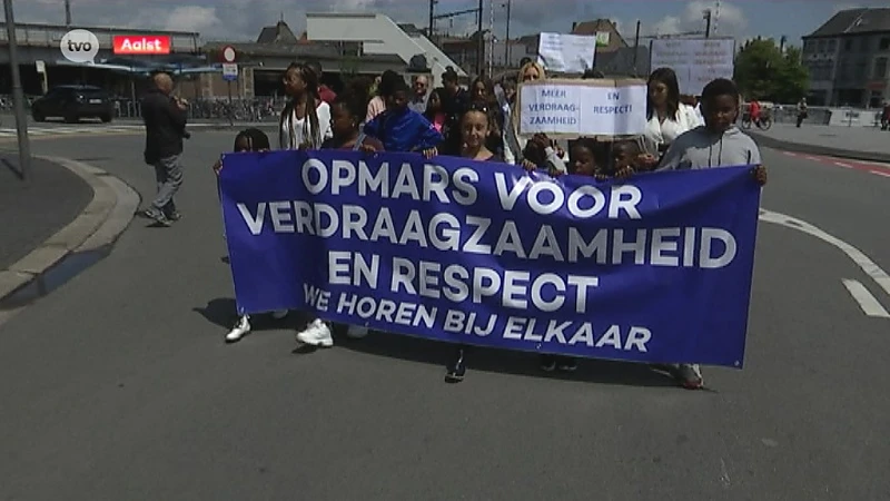 Vreedzame optocht tegen racisme en voor verdraagzaamheid en respect in Aalst