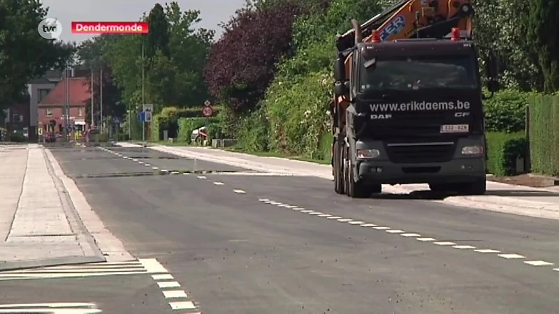 Dendermonde: Hamsesteenweg klaar na zeven maanden werken