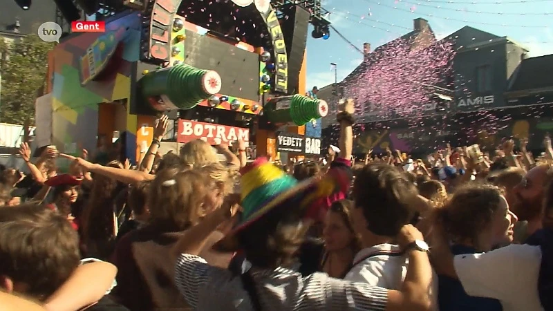 Bijna 1 miljoen mensen bezochten Gentse Feesten, de echte fuivers bleven tot vanochtend plakken op de Vlas