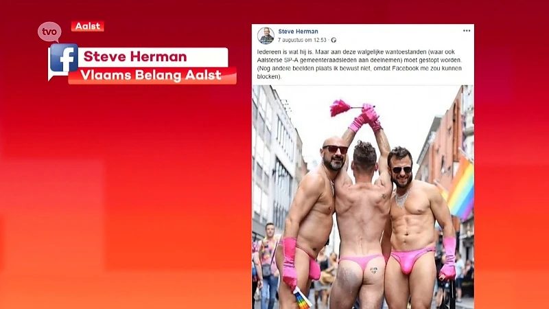 Gemeenteraadslid Vlaams Belang Aalst: "Gay Pride zijn walgelijke wantoestanden"
