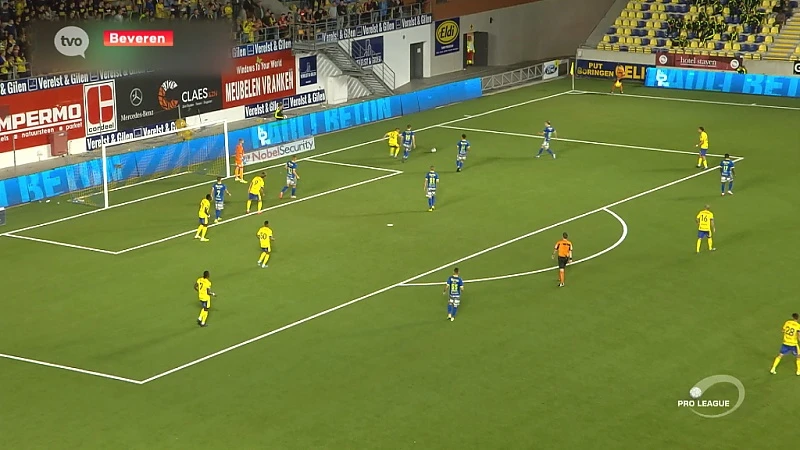 Waasland-Beveren speelt 1-1 gelijk op het veld van Sint-Truiden