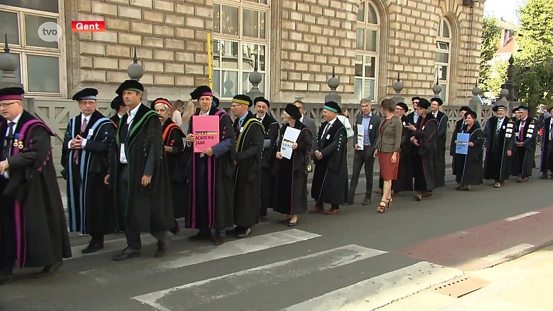 UGent opent academiejaar met stoet der togati