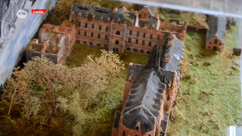 Lede: Nederlander bouwt ter ziele gegaan kasteel van Mesen in miniatuur