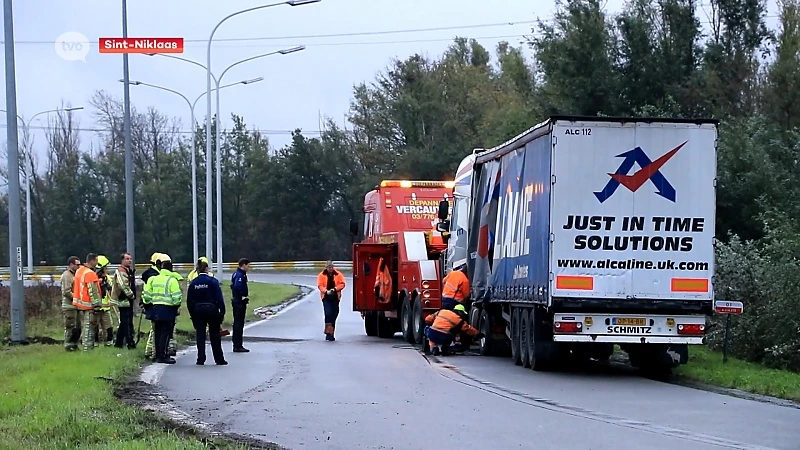 Files na twee ongevallen op E17 Sint-Niklaas