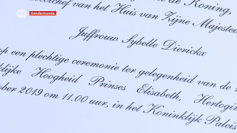 Dendermondse Sybelle uitgenodigd op verjaardagsfeest van prinses Elisabeth
