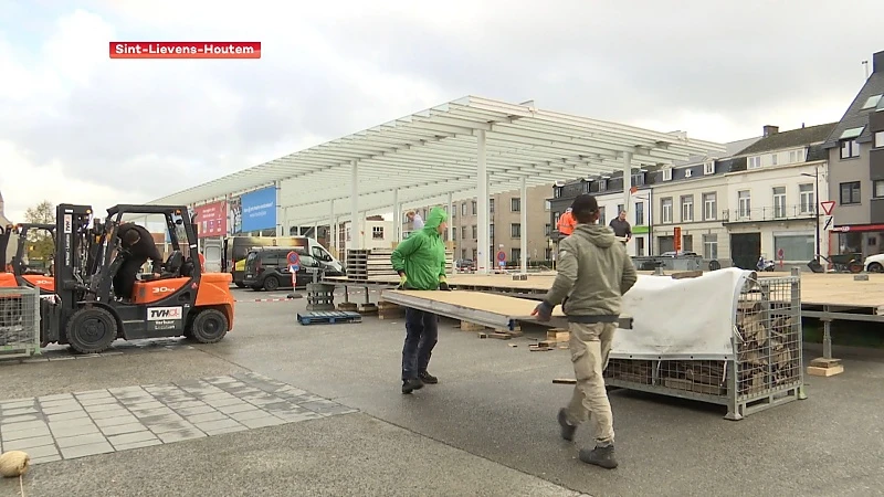 Voorbereidingen jaarmarkt Sint-Lievens-Houtem zijn al gestart