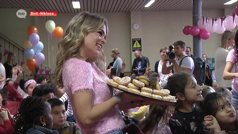 K3 maakt droom waar van Sint-Niklase schoolkinderen