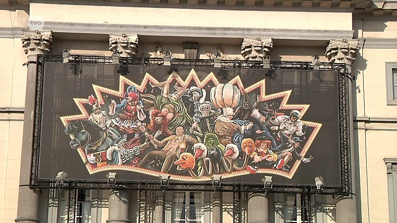 Nieuw carnavalsdecor op Grote Markt: “Een hommage aan prins Yvan”
