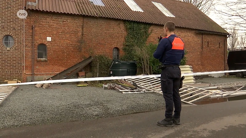 Twee werkmannen gewond nadat stelling instort in Kruibeke