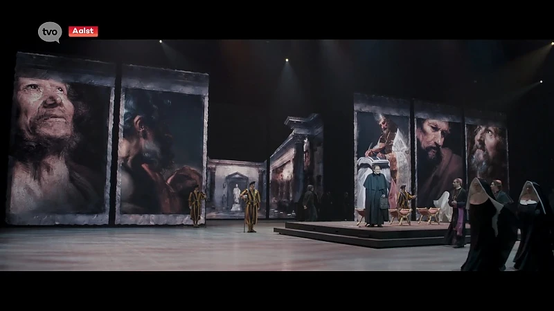 Ook decor van musical Daens komt uit de koker van een Aalstenaar