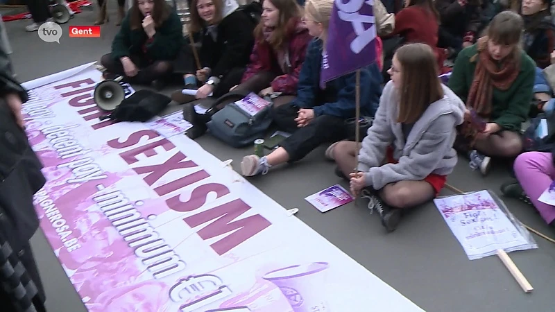 Staking UGent voor betere arbeidsomstandigheden, en voor gelijke rechten voor vrouwen