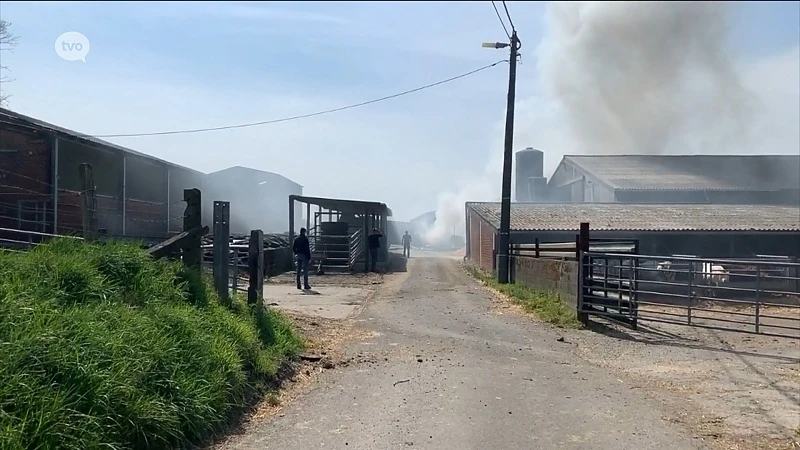 Tractor uitgebrand op boerderij in Appelterre-Eichem