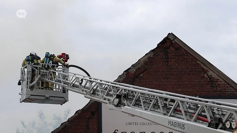 Brandstichting in kraakpand aan het Moleneinde in Schoonaarde