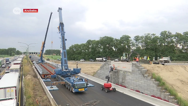 Keerbrug op E17 in Kruibeke vangt vijf jaar lang verkeer naar Zwijndrecht op
