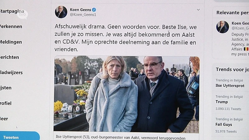 Reacties op sociale media op overlijden Ilse Uyttersprot over partijgrenzen heen