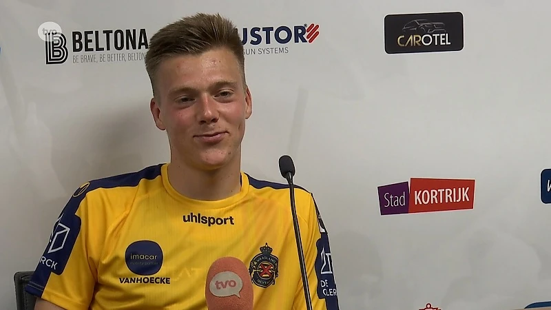 Voor Daan Heymans nog maar zijn derde basisplaats ooit bij geelblauw