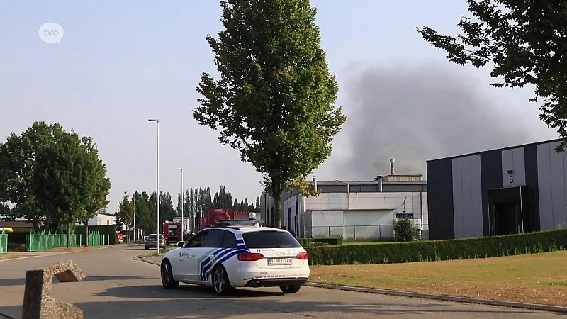 Brand na technisch defect in metaalbewerkend bedrijf in Lokeren