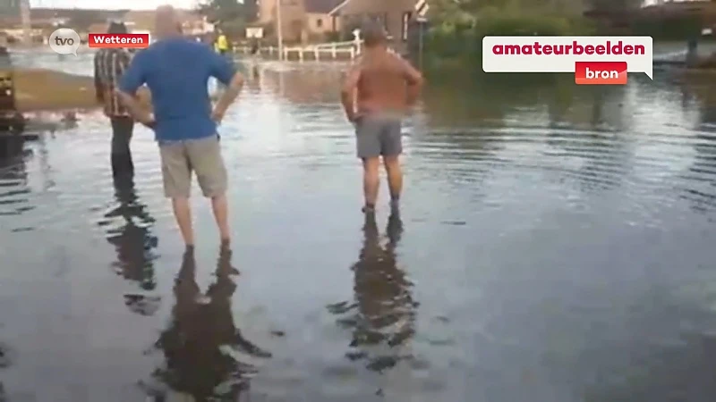 Noordlaan Wetteren weer blank na eerste de beste plensbui, bewoners zijn het beu