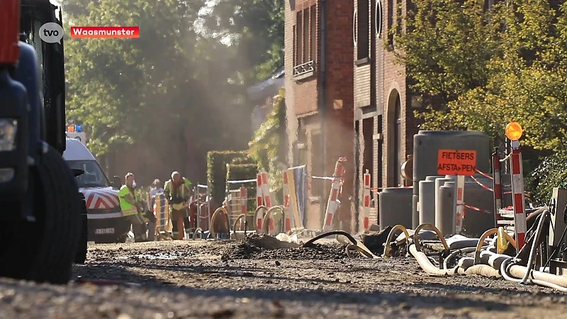 Gas spuit metershoog uit leiding in Waasmunster, 40 mensen geëvacueerd