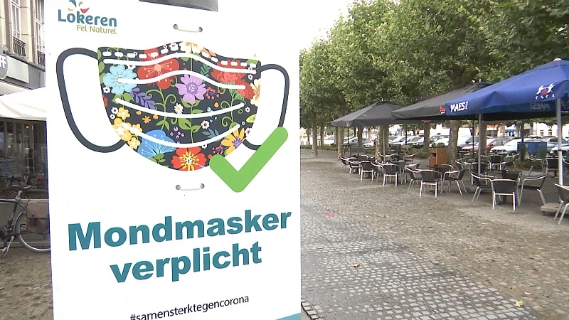 Lokeren versoepelt mondmaskerplicht: "Enkel nog op zak hebben"