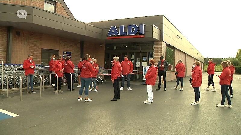 Zowat de helft van de Oost-Vlaamse Aldi-vestigingen bleef dicht vandaag