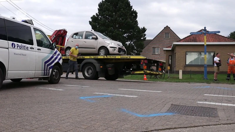 Vluchtpoging eindigt met crash in Sint-Gillis-Waas