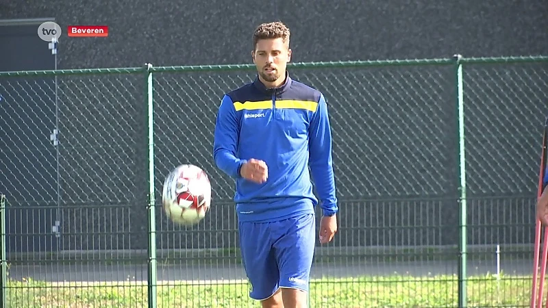 Eerste training nieuwe middenvelder bij Waasland-Beveren