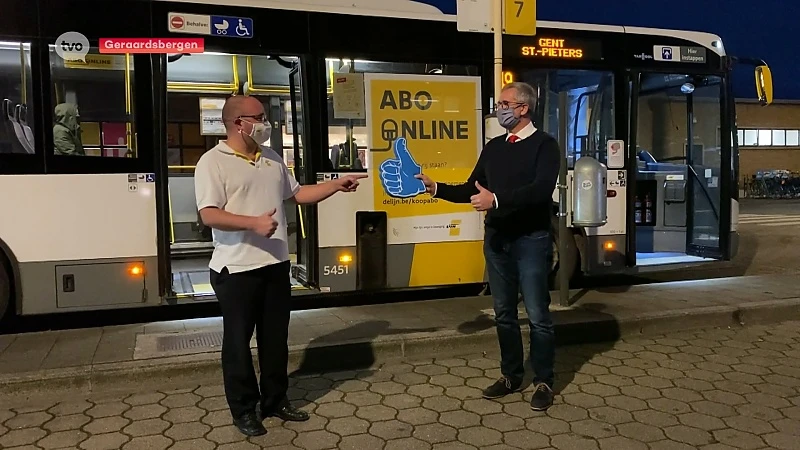 Geraardsbergen: Chauffeurs van autocars bedanken hun collega's van De Lijn