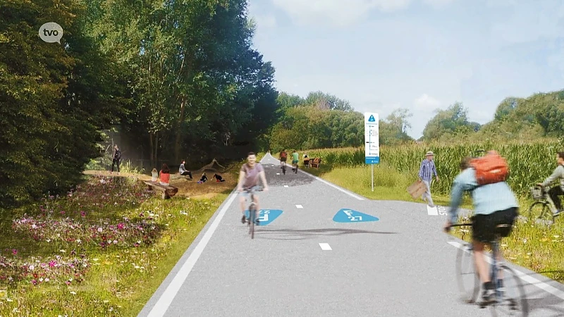 Eerste beelden van nieuwe Leirekensroute in Aalst