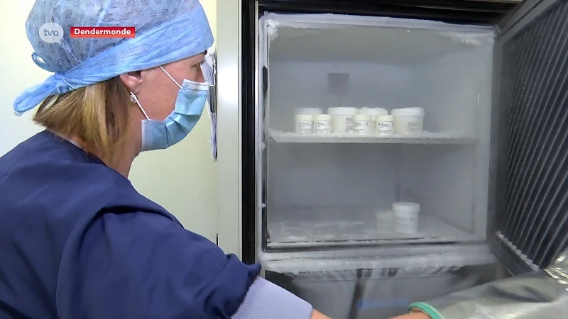 AZ Sint-Blasius in Dendermonde zal het vaccin van Pfizer bewaren, precies in een gewone diepvriezer, maar wel bij -70 graden
