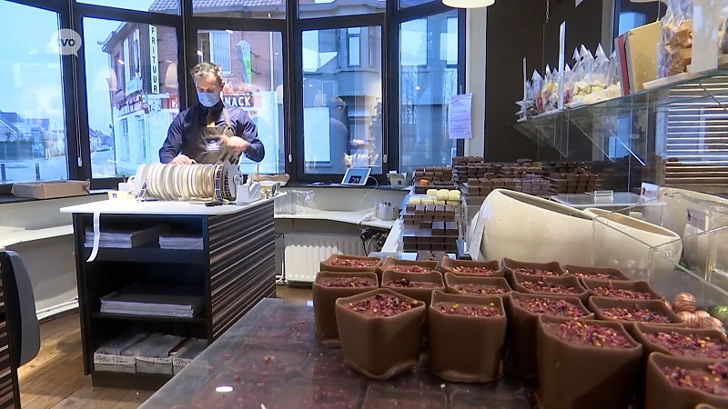 Chocolatier in Kemzeke had gisteren de beste dag van het jaar dankzij panikerende Nederlanders