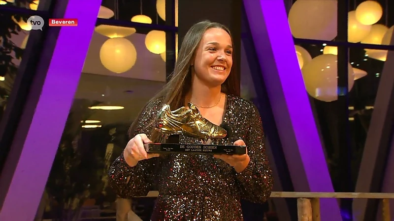 Tine De Caigny uit Beveren wint de Gouden Schoen