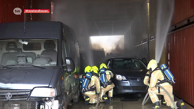 Eerste opleidingen ‘tunnelbrandbestrijding’ in containertunnel