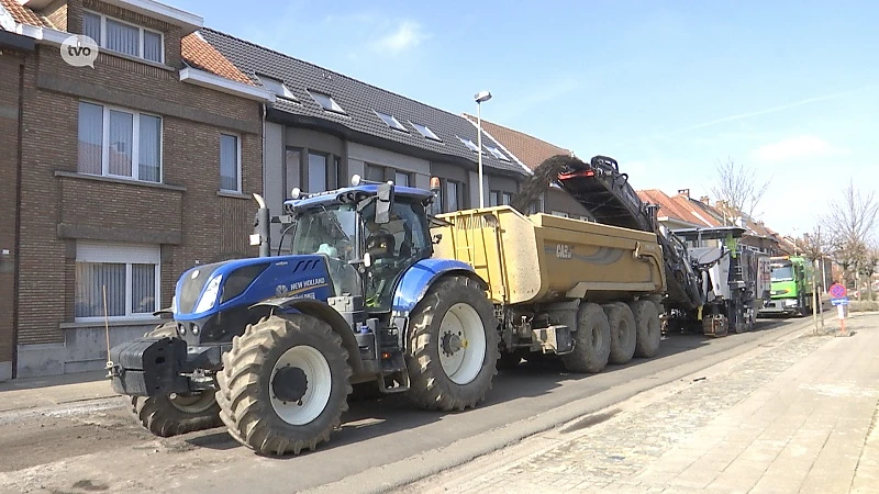 Spoorweglaan Melsele drie dagen dicht voor asfalteringswerken