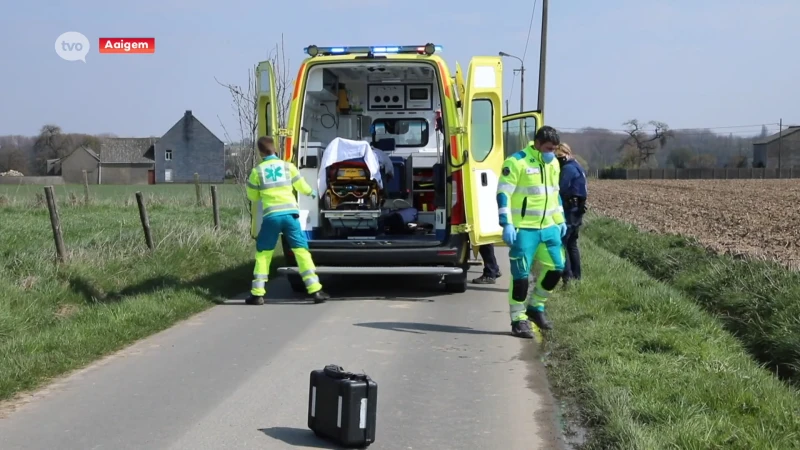 Motorrijder zwaargewond na ongeval in Aaigem bij Erpe-Mere