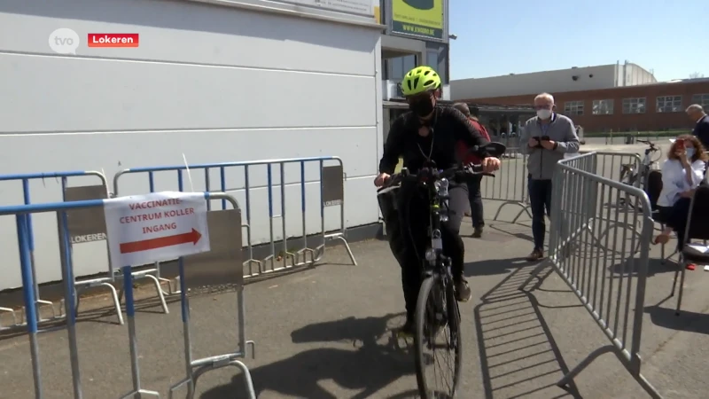 Oplaadstation voor elektrische fietsen aan Daknamstadion