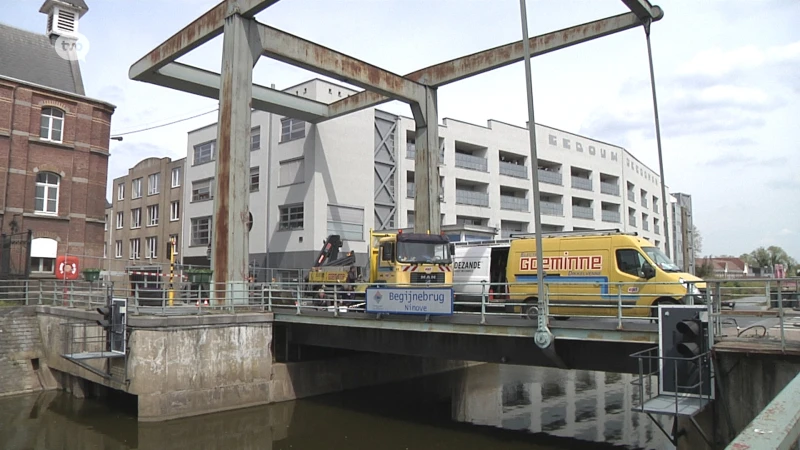 Begijnenbrug in Ninove afgesloten tot eind deze maand