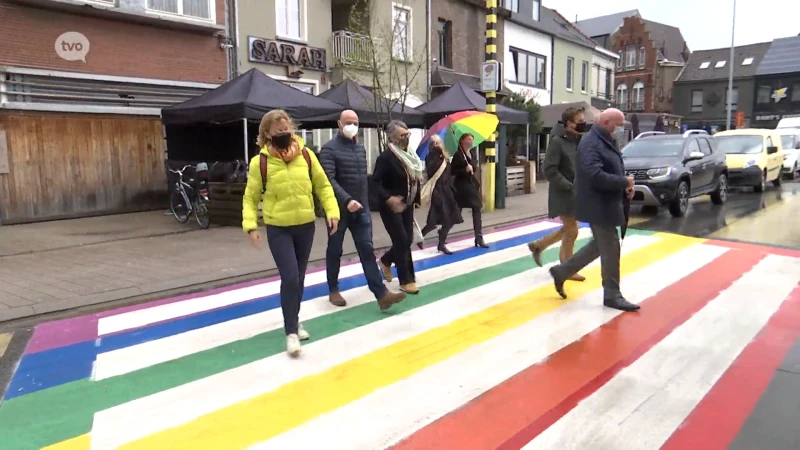 Gemeenten hijsen regenboogvlag en lopen regenboogzebrapaden in