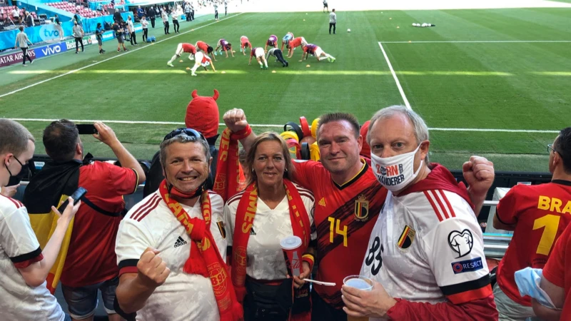 Streekgenoten wonen alle wedstrijden Rode Duivels bij... Ook de finale?