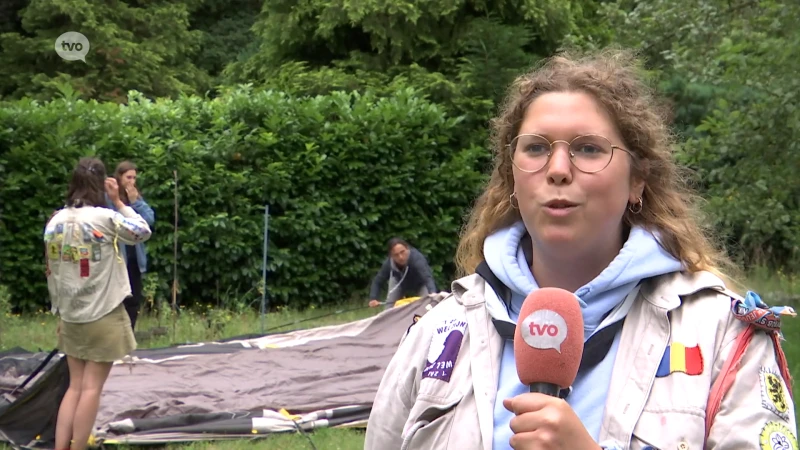 Scouts Sint-Gillis-Waas vieren laatste kampdag terug in eigen gemeente