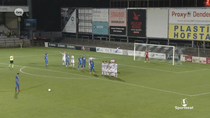 Dender tegen Knokke eindigt op troosteloze 0-0