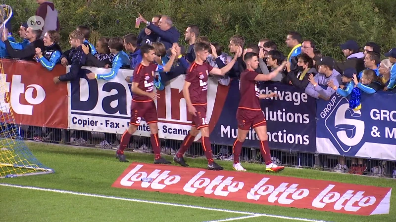 FC Lebbeke strijdend ten onder op het veld van Union in de Beker van België