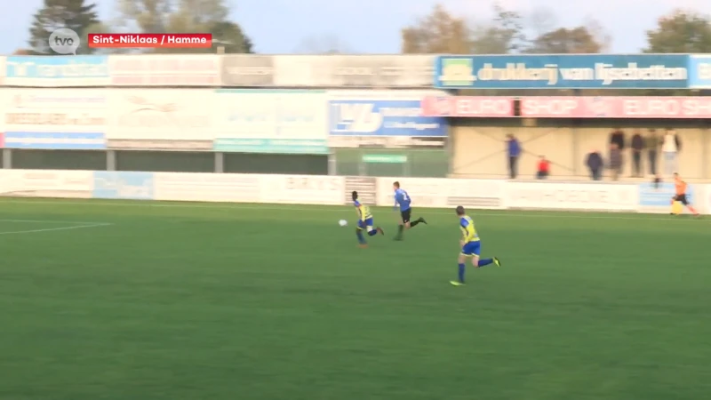 Wase voetbalderby tussen Sint-Niklaas en Hamme eindigt op gelijkspel