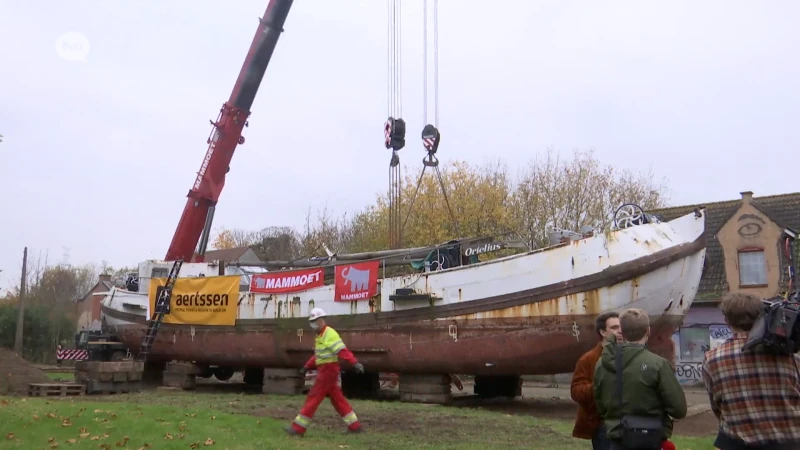 Historisch schip Ortelius komt aan in Doel voor restauratie: "Eindelijk weer leven in de brouwerij"