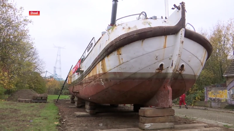 Restauratie van historisch vrachtschip van grote waarde voor Doel