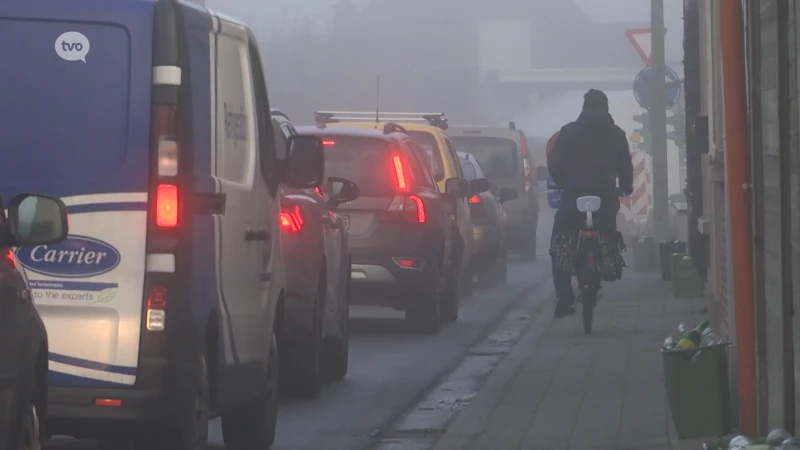 Melsele: Eerste dag nieuwe fase N70 zorgt voor moeizame ochtendspits en gevaarlijke situaties voor fietsers