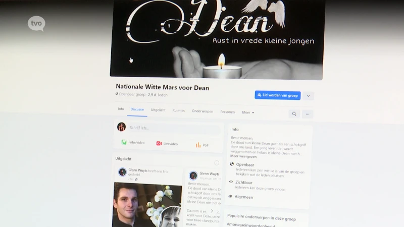 Oproep tot 'witte mars' voor Dean op 13 februari in Brussel