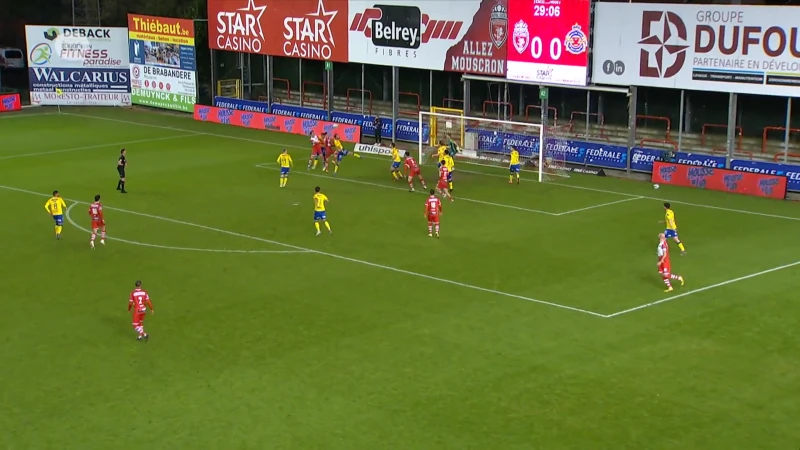 Waasland-Beveren niet voorbij Moeskroen en weer met voetjes op de grond