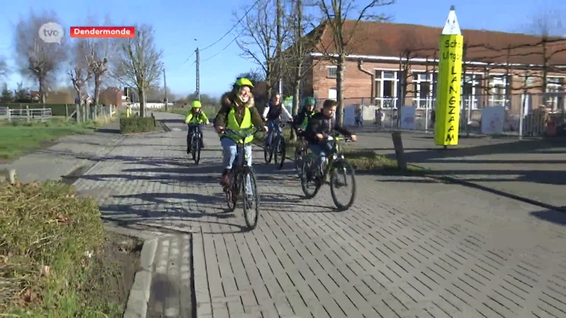 Dendermonde spoort leerlingen uit basisonderwijs aan om met de fiets of te voet naar school te komen